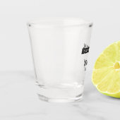 Trauzeuge-Bachelor-Partei hinzufügen Namensdatum e Schnapsglas (Links)