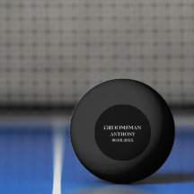 Trauzeuge Bachelor Party Black Modern Wedding