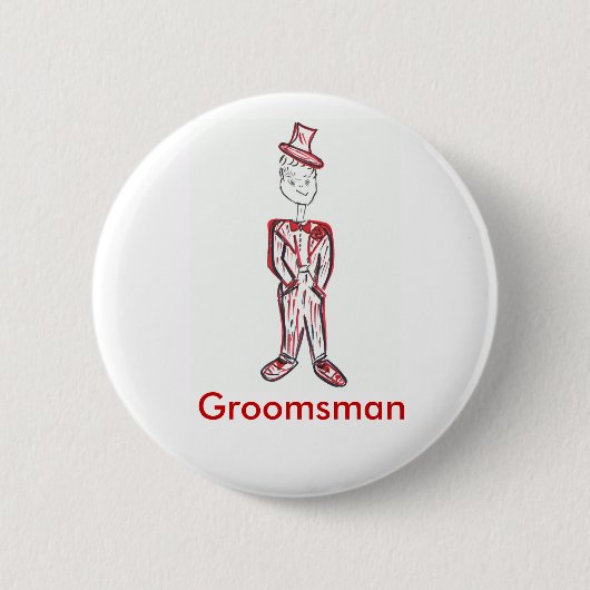 Trauzeuge Bachelor Party Button (Vorderseite)