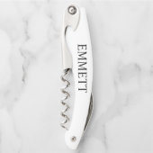 Trauzeuge benutzerdefinierter Kellner-Korkenzieher Kellnermesser (Vorderseite)