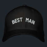 Trauzeuge Bestickte Kappe<br><div class="desc">Einfaches Hochzeitsdesign für Trauzeuge, für Junggeselle oder Junggeselle, Party. Passen Sie den Text für den Bräutigam, Braut oder andere Hochzeitsgäste an, auch die Farbe und das Design des Schriftartes, um sich mit Ihrer Hutfarbe abzustimmen.</div>