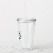 Trauzeuge Black Krawatte Acryltrinkbecher (Links)