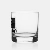 Trauzeuge Black Metallic Personalisiert Whiskyglas (Links)