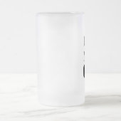 Trauzeuge Bow Krawatte Mattiert Bier Tasse (Mittel)