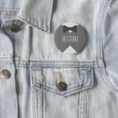 Trauzeuge Bowtie Button (Beispiel)