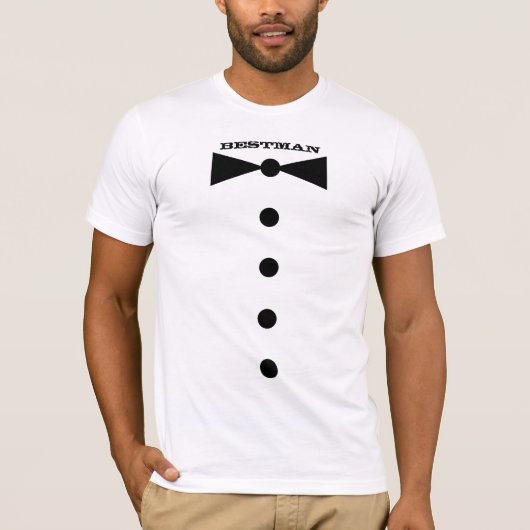 Trauzeuge Bowtie T - Shirt (Vorderseite)