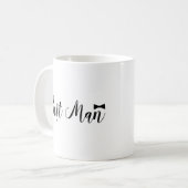 Trauzeuge Bowtie Wedding Bachelor Kaffeetasse (Vorderseite Links)