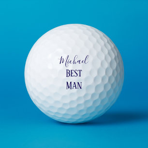 Trauzeuge Celebration Blue und White Golfball
