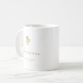 Trauzeuge Chic Wedding Minimalistisch Kaffeetasse (Vorderseite Links)