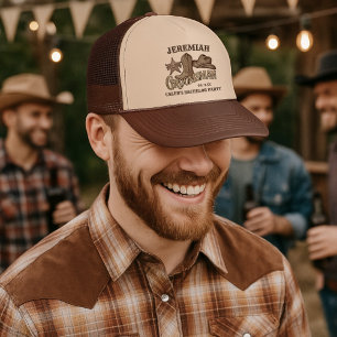 Trauzeuge Cowboy Western Bachelor Party Truckerkappe