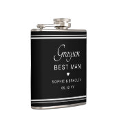 Trauzeuge Custom Personalisiert Wedding Party Flachmann (Rechts)