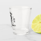 Trauzeuge Custom Tuxedo Gastgeschenk Hochzeit Shot Schnapsglas (Rechts)