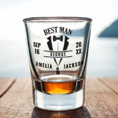 Trauzeuge Custom Tuxedo Gastgeschenk Hochzeit Shot Schnapsglas