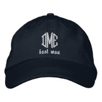 Trauzeuge Custom Wedding Monogram Baseball Cap