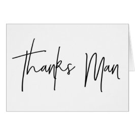 Trauzeuge danken Ihnen, Dank-Mann-Karte zu