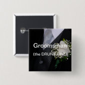 Trauzeuge das betrunkene button (Vorne & Hinten)