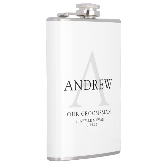 Trauzeuge Drink Flasche Flachmann (Rechts)