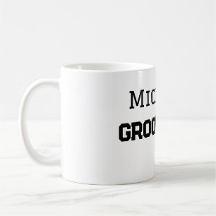 Trauzeuge einfache minimale hinzufügen Name modern Kaffeetasse