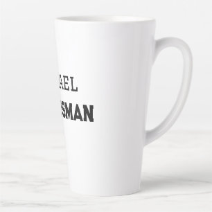 Trauzeuge einfache minimale hinzufügen Name modern Milchtasse