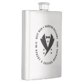 Trauzeuge Elegant Tuxedo Wedding Flachmann (Rechts)