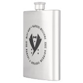 Trauzeuge Elegant Tuxedo Wedding Flachmann (Links)