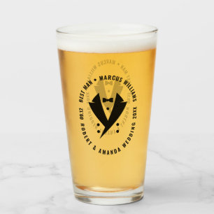 Trauzeuge Elegant Tuxedo Wedding Glas