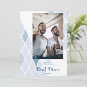 Trauzeuge Elegantes Abstraktes Foto Anspruchsvoll (Stehend Vorderseite)