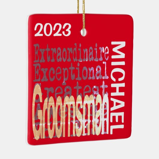 Trauzeuge Extraordinaire CUSTOM Keramikornament (Rechts)