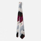 Trauzeuge Farbblock Rose Gold Blush Burgund Krawatte (Rückseite)