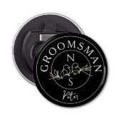 Trauzeuge Flaschenöffner (Vorderseite)