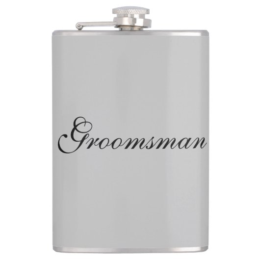 Trauzeuge Flask Flachmann (Vorderseite)