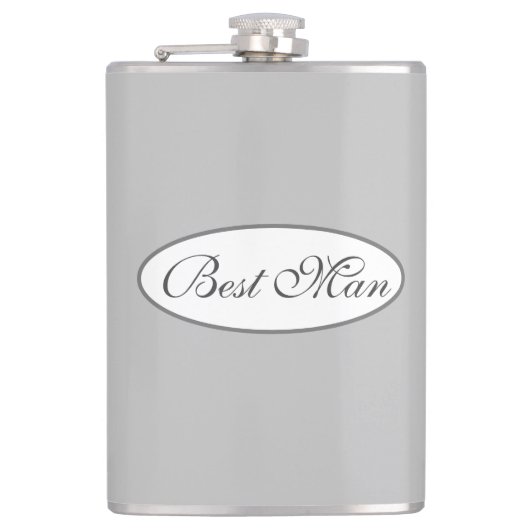 Trauzeuge Flask Flachmann (Vorderseite)