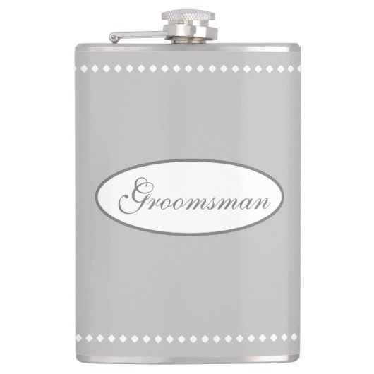Trauzeuge Flask Flachmann (Vorderseite)