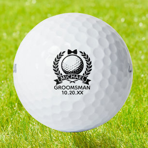Trauzeuge Fliege Bräutigam Hochzeit Personalisiert Golfball