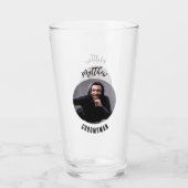 Trauzeuge Foto Bachelor Party Glas (Rückseite)