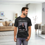 Trauzeuge Foto Bachelor Party T-Shirt<br><div class="desc">Personalisieren und fügen Sie Ihr eigenes Foto des Bachelors. Personalisieren und einen Namen hinzufügen. Text: Trauzeuge</div>