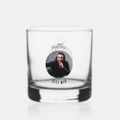 Trauzeuge Foto Bachelor Party Whiskyglas (Vorderseite)