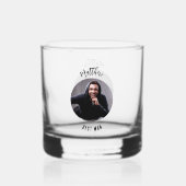 Trauzeuge Foto Bachelor Party Whiskyglas (Rückseite)