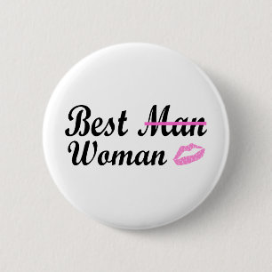 Trauzeuge-Frau Button