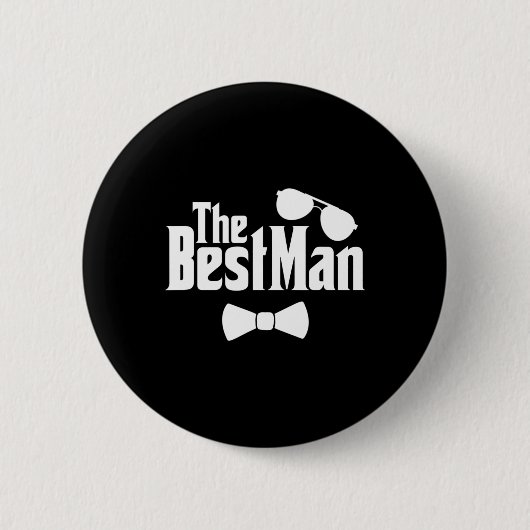 Trauzeuge Friends Groom Bride Wedding Couple Bache Button (Vorderseite)