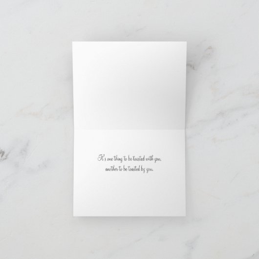 Trauzeuge Funny Danke-Card - Toasting Dankeskarte (Innenseite)