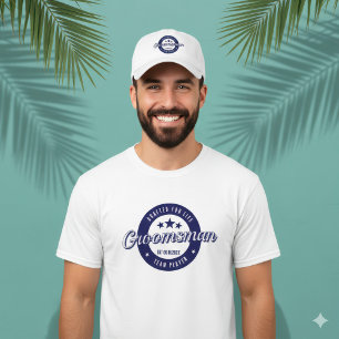 Trauzeuge für Leben in Blau entworfen, kreisförmig T-Shirt