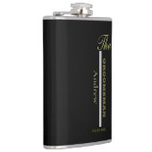 Trauzeuge für Schwarz und Silber anpassen Flachmann (Rechts)