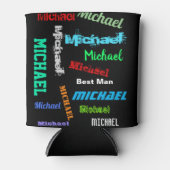 Trauzeuge für wiederholten Namen oder anderer benu Dosenkühler (Vorderseite)