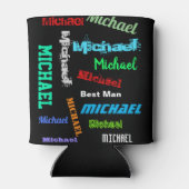 Trauzeuge für wiederholten Namen oder anderer benu Dosenkühler (Rückseite)