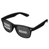 TRAUZEUGE Gastgeschenk Hochzeit Schwarz/Weiß A08 Sonnenbrille (Schrägansicht)