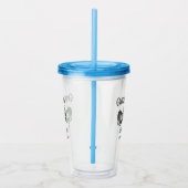 Trauzeuge geben das Jahr an, in dem Graue Bugs-Tex Acryltrinkbecher (Rechts)