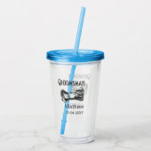 Trauzeuge geben das Jahr an, in dem Graue Bugs-Tex Acryltrinkbecher (Rückseite)