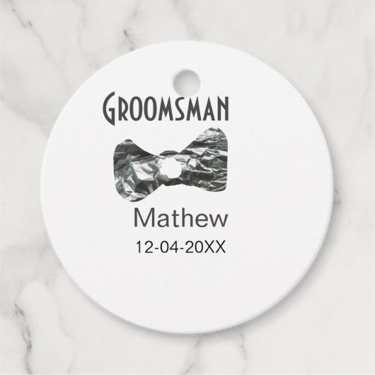 Trauzeuge geben das Jahr an, in dem Graue Bugs-Tex Geschenkanhänger (Vorderseite)