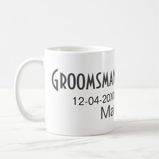 Trauzeuge geben das Jahr an, in dem Graue Bugs-Tex Kaffeetasse (Links)